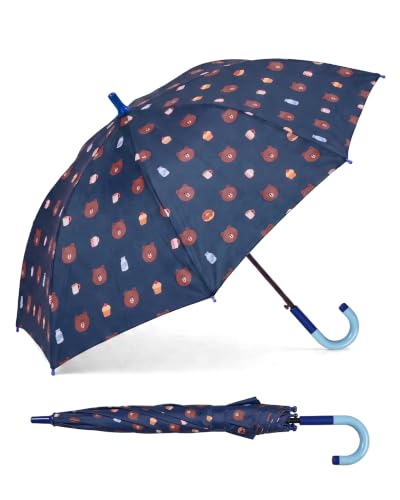 Image of Destinio Umbrella for Kids; Stylish & Cute, Child Safe, 100% Waterproof; Kids Umbrella for Girls, Boys and Baby