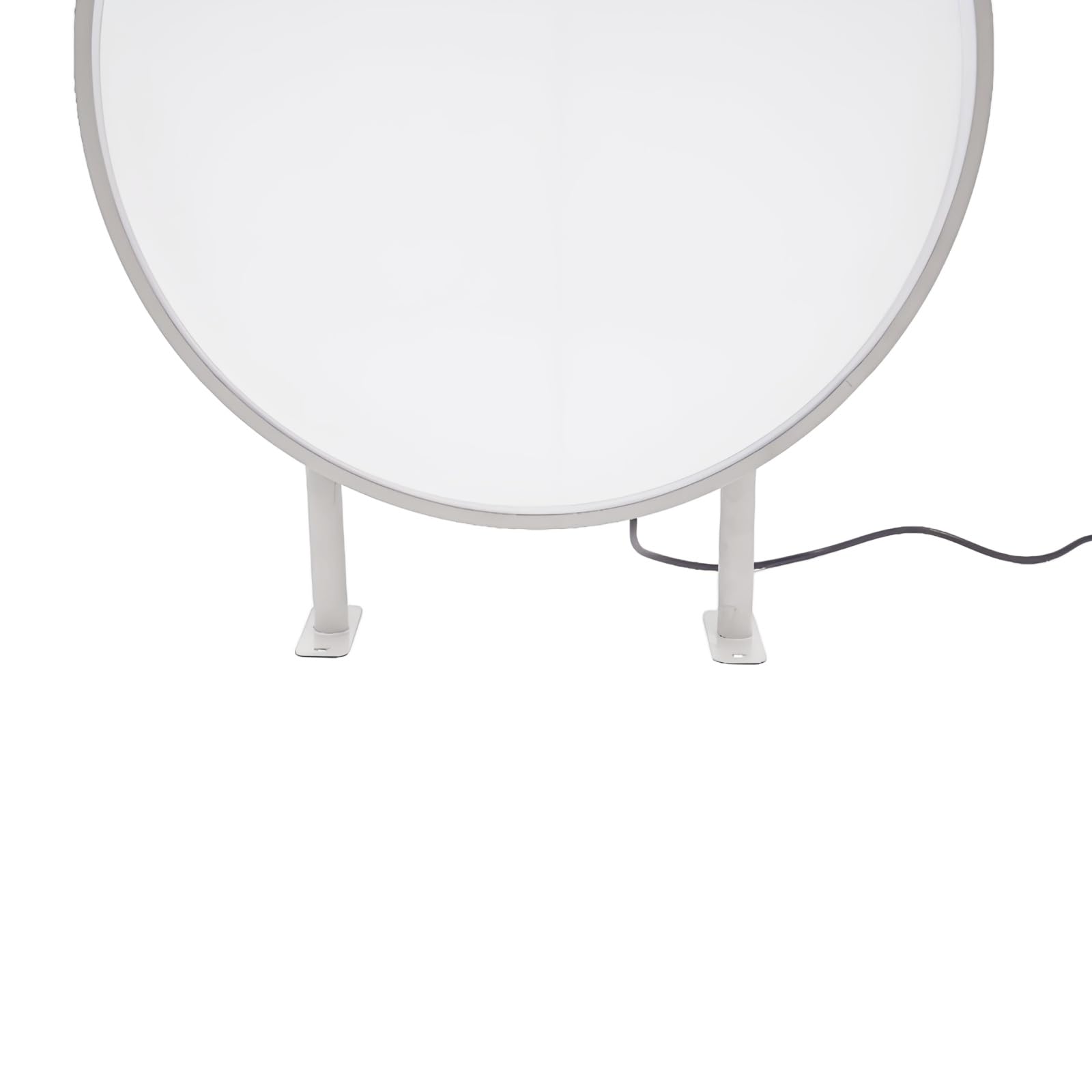 Caja de luz LED redonda de doble cara, letrero luminoso, letrero luminoso de doble cara, cartel luminoso, 60 cm
