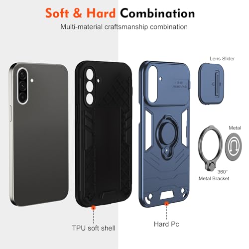 Coque résistante aux chutes pour Samsung A36 à béquille intégrée - 6