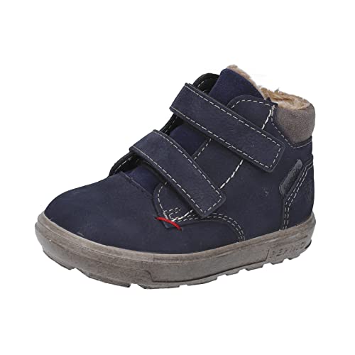RICOSTA Gamin Chaussures Premiers Pas Alex,Largeur: Large (WMS),Semelle intérieure Amovible,Sympatex,terracare,Bottes à Velcro,Bleu (See / 180),25 EU Cover