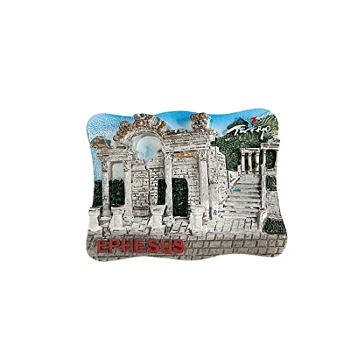 Imán de nevera 3D Turquía Ephesus en resina miniatura 1