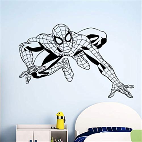 91X58, Stickers Muraux, Citations, Sticker Mural Spiderman Sticker Wall Decal Pour Enfants Autocollant Voiture Home Decor Art Decor Wall Sticker
