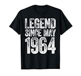 Photo Gallery vintage 1964 birthday shirt may born legend since 1964 maglietta Photo Gallery vintage 1964 birthday shirt may born legend since 1964 maglietta