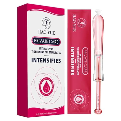 Gel Tensor Vaginal, Complejo Aliviante Virgen, Gel hidratante vaginal sexual de su pareja, aumente la sensibilidad y el placer- 4 uds.