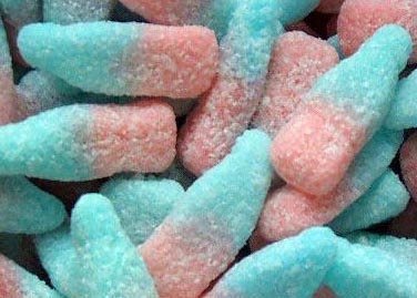 Kingsway Fizzy Bubblegum Bottles 1 Kilo Bag miniatura 1