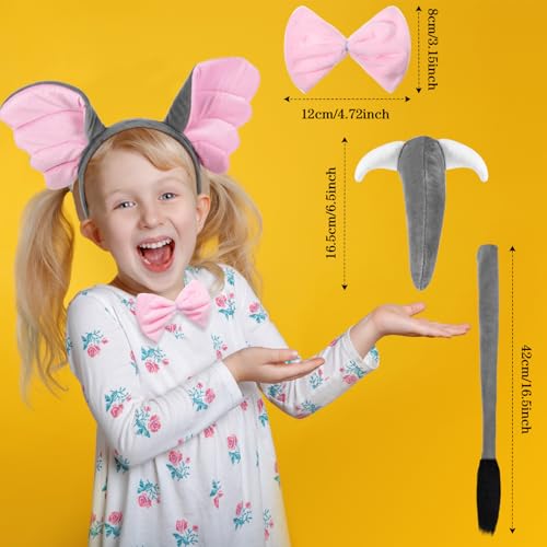 Disfraz infantil de elefante con accesorios miniatura 4