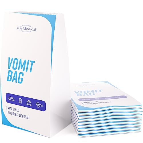 JFA Medical Disposable Travel Sick/Vomit Bags Pack of 10