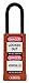 ABUS 74LB/40 KA Safety Lockout Non-Conductive Keyed Alike Padlock with 3-Inch Body and 1-1/2-Inch Shackle, Red
