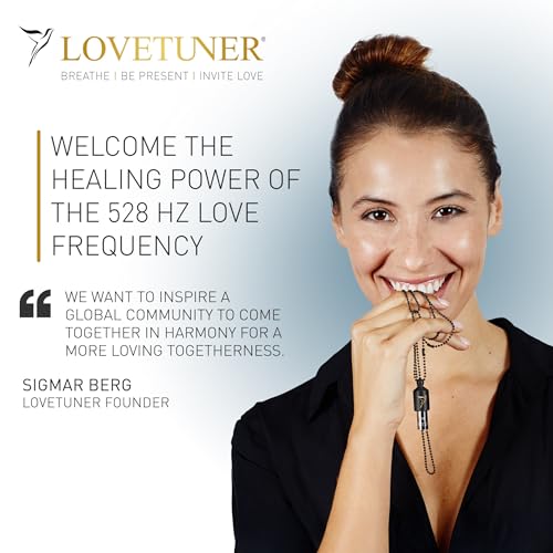 lovetuner 528 hz breathing necklace  stress relief whistle  promote calm relaxation amp focus with mindful sound healing
