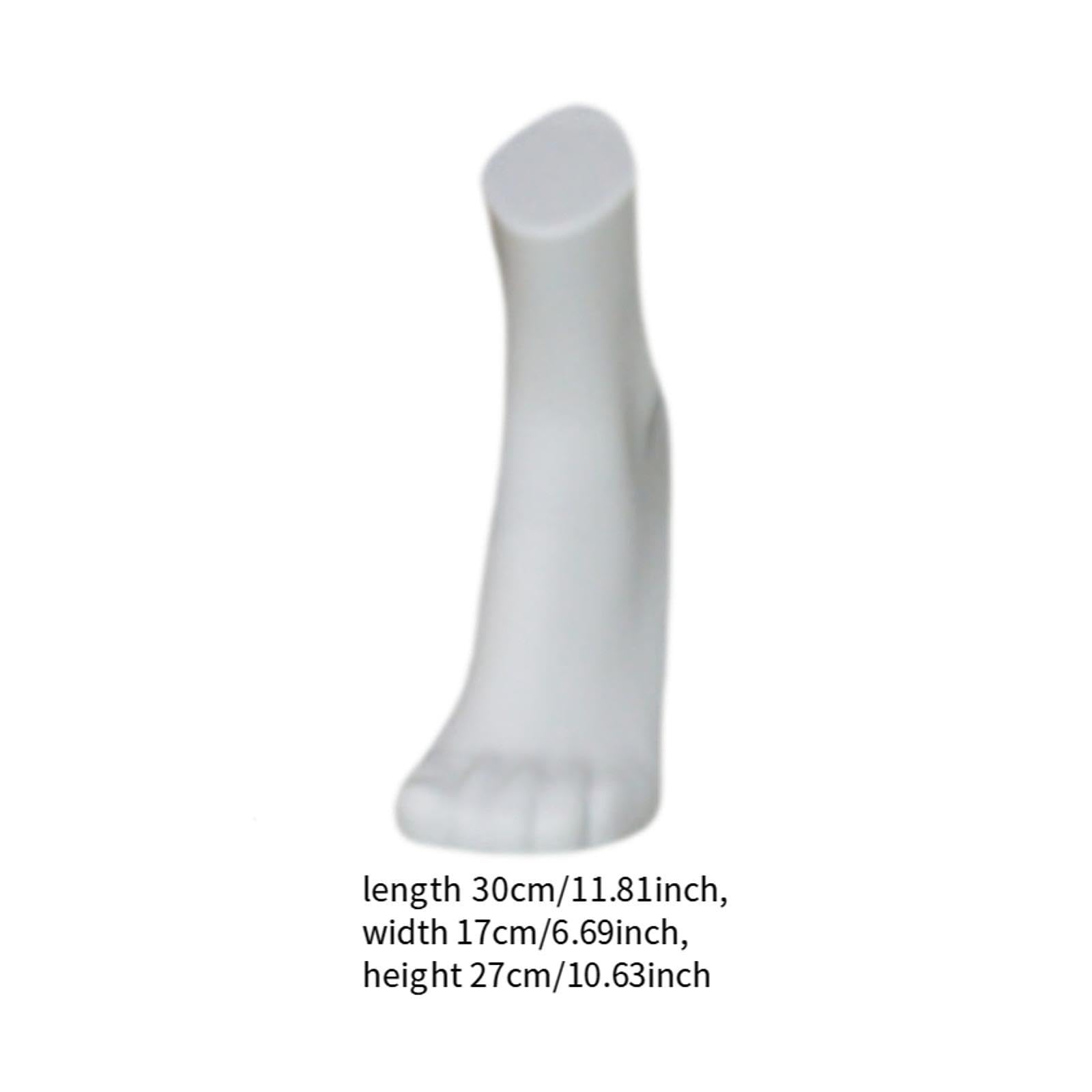 MAGICLULU Kunststoff Fußmodell Für Lange Socken – Schwarz, Leicht, 3D-Display – Für Damen & Herren