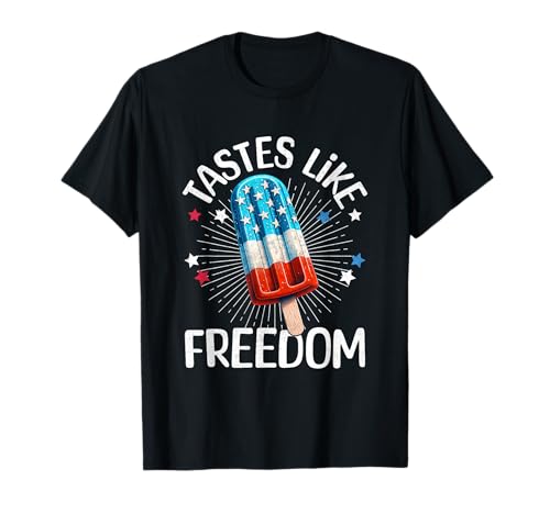 Homens sabe a Freedom USA Popsicle Funny 4th Of July Guys t-shirt