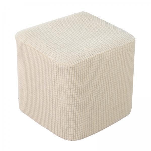 3x10-13 Stretch Ottoman Slipcover Footstool Footrest Living Room Soft Cover Beige|Home & Garden | Furniture | Slipcovers|1 Piece Ottoman Cover(3 Pack)-image-28