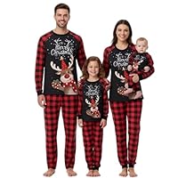 Pijama Navidad Familia Divertido - Pijamas De Navidad para La Familia Invierno Pijama Natal Pareja Elegante Pijamas De Navideños para Hombre Mujer