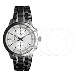 HARFINGTON 5pcs Watch Glass Screen Protectors 31mm 9H High-Alumina Tempered Glass Anti-Scratch Waterproof HD Round Smart Watch Dial Crystal Face Protective Film