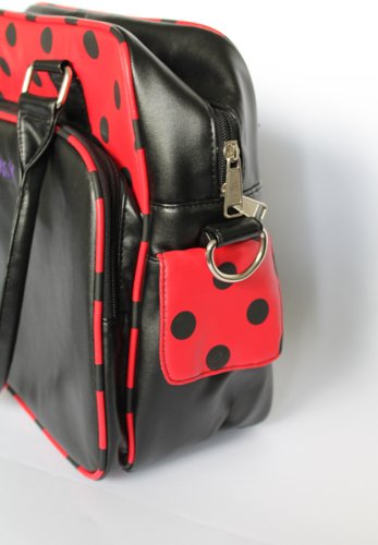 Original Dooky, Borsa fasciatoio, Nero (Ladybug