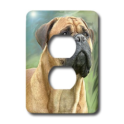 Cubierta de salida Bullmastiff 3dRose lsp_4449_6 de alta gama 3