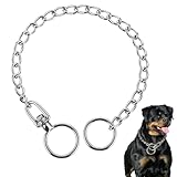 Hund Kettenhalsband für Kleine Hunde Ø 2,5mm 35cm Edelstahl Hundekette Dekorativ Hundehalsband Würgehalsband Hunde Kette