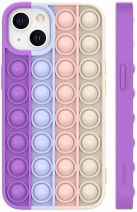 RYN Mobile phone cover Silicone case for iPhone 11 pro max Pop It Fidget Push Bubble Toys Phone Cover protect Case green