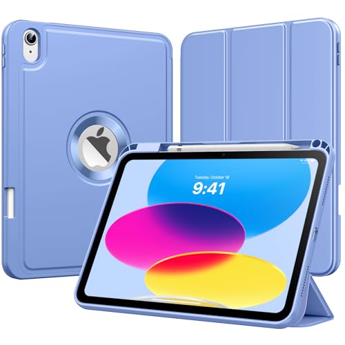 Étui iPad 10.9 Pouces Antichoc Souple Résout le Problème de Perte du Stylet Coque Support
