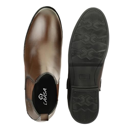Image of Men's Chelsea Boots | Handcrafted | High Ankle Boot| Comfortable Formal Office & Casual Wear Shoes