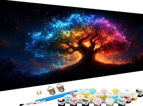 G  lp DIY yCgoCio[  h G fW^GZbg uVƃANGt hG l̃NtgANeBreB Paint by Numbers z[ NX}X  av[g 40x90cm Z