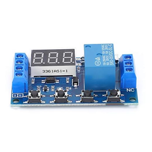 Fdit Módulo Módulo Modlule Timple Stylator Temperador Severy Durante el Tiempo del Tiempo del Ciclo para la Entrada Electrónica 6-30V Micro USB 5V