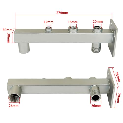 Wandhalterung für Ausdehnungsgefäß Halterung für Ausdehnungsgefäß Trinkwasser Eisen Wandbefestigung für Warmwasser Solaranlagen Speicher Ausgleichsbehälter Universalhalterung (nur Halterung)
