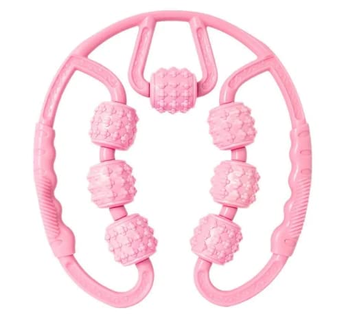 Lariox 7 wheel foam handle roller, fit roller pro trigger point manual muscle massage for fascia, neck, hand, elbow, hands, feet, calf, agony relief pain Lariox 7 wheel foam handle roller, fit roller pro trigger point manual muscle massage for fascia, neck, hand, elbow, hands, feet, calf, agony relief pain