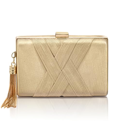 Image of CARIEDO Women's Evening Handbag Clutch Bridal Purse for Wedding Prom Night Out Party