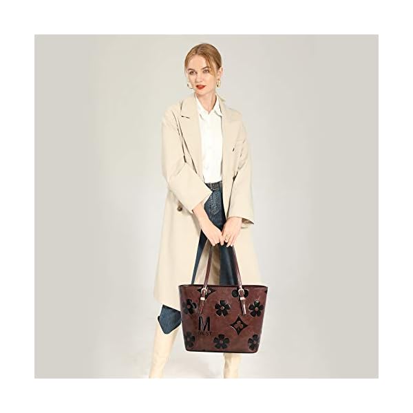 Montana-West-Large-Tote-for-Women-Concealed-Handgun-Carry-Purse-Monogram-Handbag-Laptop-Bag Montana West Bucket Bag for Women Leather Stylish Small Shoulder Handbags Cute Hobo Crossbody Bags