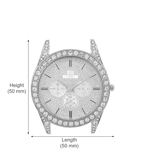 ALNA-TURA Silver Men's Watch with Diamond Accents - Image 5