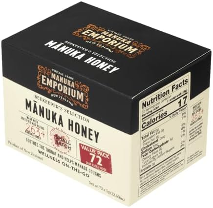 Manuka Emporium, MGO 263+, Pure Manuka Honey, Everyday Vitality, 72 Snaps