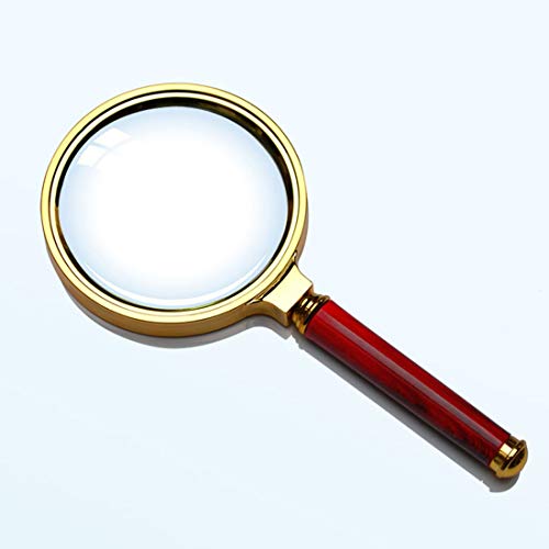 Loupe pour la lecture de journaux et de cartes de géographie avec optique 80 mm 10X