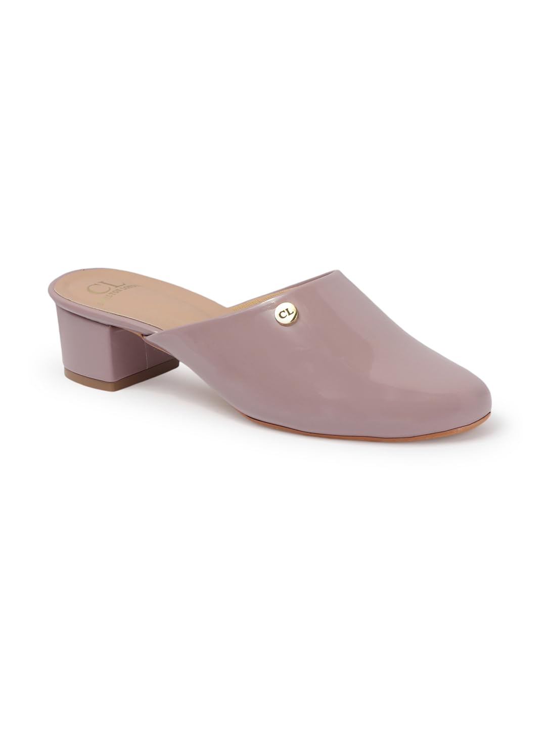 carlton london Women Wine Stylish Slip-on Casual Wear, Party and Formal Wear Mule with Block Heels (36-picture-13