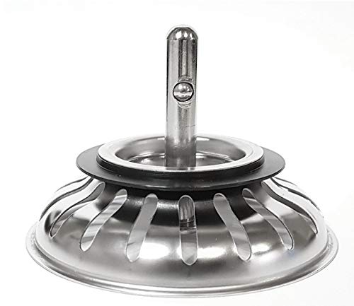 PROKIRA Siebkörbchen Siebkorb wie Blanco Stopfenbedienung (125590) / 3,5 Zoll (Ø 79 mm) / Zapfen (18 Schlitze) ab 1996