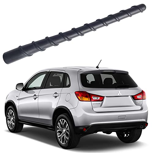 7 Inch Flexible Spiral Rubber Antenna for Mitsubishi Outlander Sport (2011-2017), Car Wash Proof - Internal Copper Coil Antenna Mast Replacement