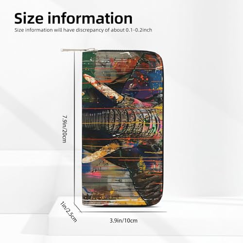 Elephant Print Womens Wallet, Ladies Credit Card Holder, Phone Wallet Purses, Long Clutch Hand Bag4