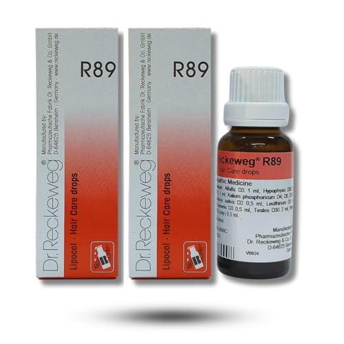 Dr. Reckeweg R89 Hair Drops || Pack of 2 (22mlx2) || Dr. Reckeweg & Co Homeopathic Medicine || Sold By Junsu