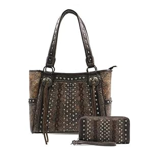 Montana-West-Leather-Concealed-Carry-Tote-Bag-Western-Style-Shoulder-Bag-Handbag-and-Purse-for-Women Montana West Leather Tote Bag Sugar Skull Handbag Shoulder Bag For Women ABZ-G017WCF