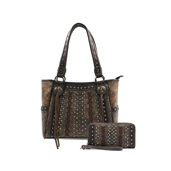 Montana West Leather Tote Bag Sugar Skull Handbag Shoulder Bag For Women ABZ-G017WCF