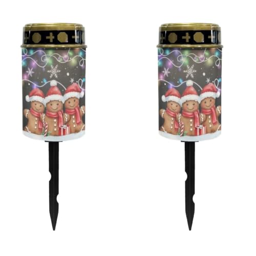 Image of Gingerbread Christmas Memorial Lights for Graves