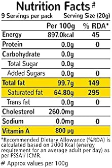 Akshayakalpa Organic Cow Ghee -195 ml – Pure organic ghee, traditionally-churned, chemical-free, granular ghee, nutritious by nature