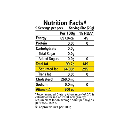 Akshayakalpa Organic Cow Ghee -195 ml – Pure organic ghee, traditionally-churned, chemical-free, granular ghee, nutritious by nature