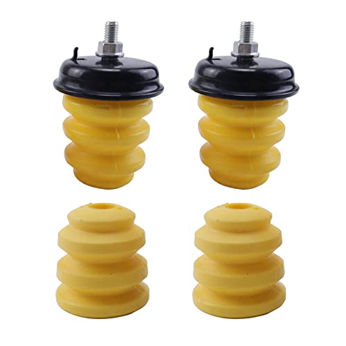 KGGMGUG Front Control Arm Bumper 905-208 and Control Rear Axle Bumper with Nut 523-049 Fits For GMC 1999-2007 Sierra Chevy Silverado Replacement 15153958 15712438