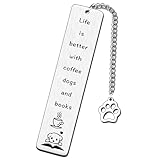 SDOFY Dog Book Mark Gifts for Women Men Dog Bookmark Gifts Dog Lover Dog Mum Dog Dad Bookish Gifts for Book Lovers, Kids, Students, Teachers, Ideal for School, Home, Office