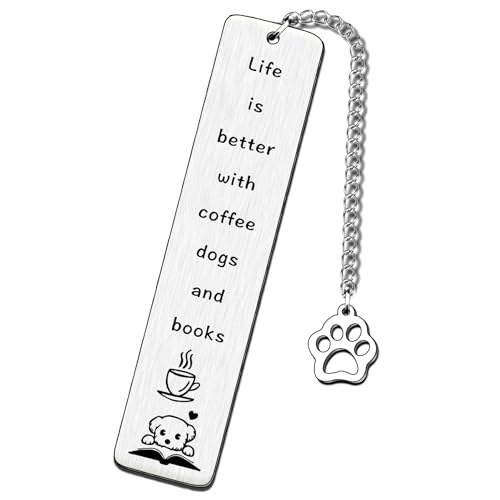 SDOFY Dog Book Mark Gifts for Women Men Dog Bookmark Gifts Dog Lover Dog Mum Dog Dad Bookish Gifts for Book Lovers, Kids, Students, Teachers, Ideal for School, Home, Office