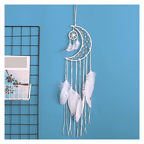 Atrapasueños mini artesanal con plumas naturales para colgar 2