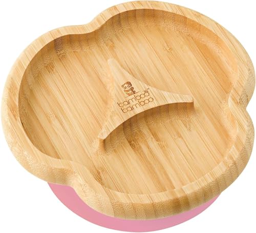 bamboo bamboo Baby and Toddler Plate with Suction for Feedin