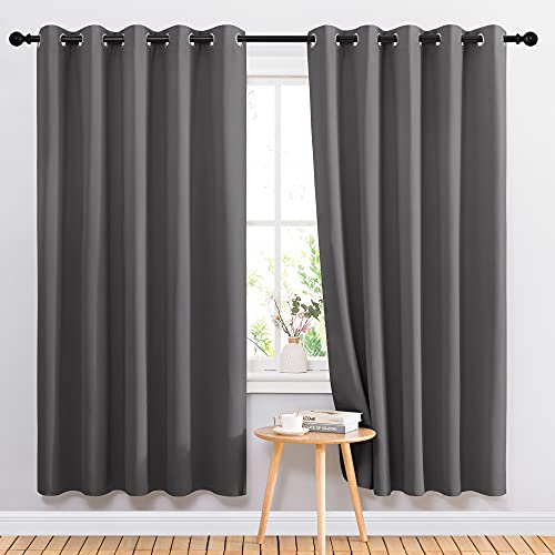 NICETOWN Blackout Curtains Panels for Bedroom - 3 Pass Microfiber