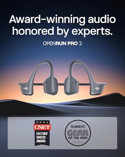 Shokz OpenRun Pro 2: Open-Ear Headphones with Deep Bass